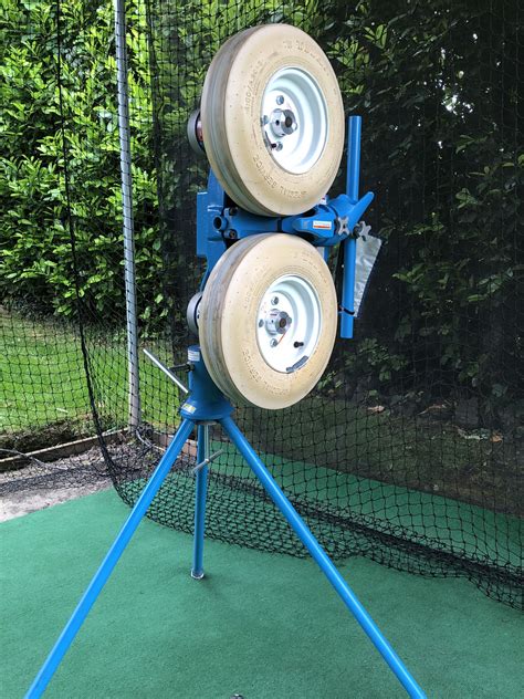 Used pitching machine - Auto pitching machine works fine. Marchwood. £15. Vintage Baseball Pitching Trainer. Billingham. £315. TON THALA CRICKET BAT. Pinner. £100. Cricket kit (no bag) Antrim, Antrim, United Kingdom. £20. Gray Nicolls Black RH coloured Cricket Pads Kronus. London, United Kingdom. £100.